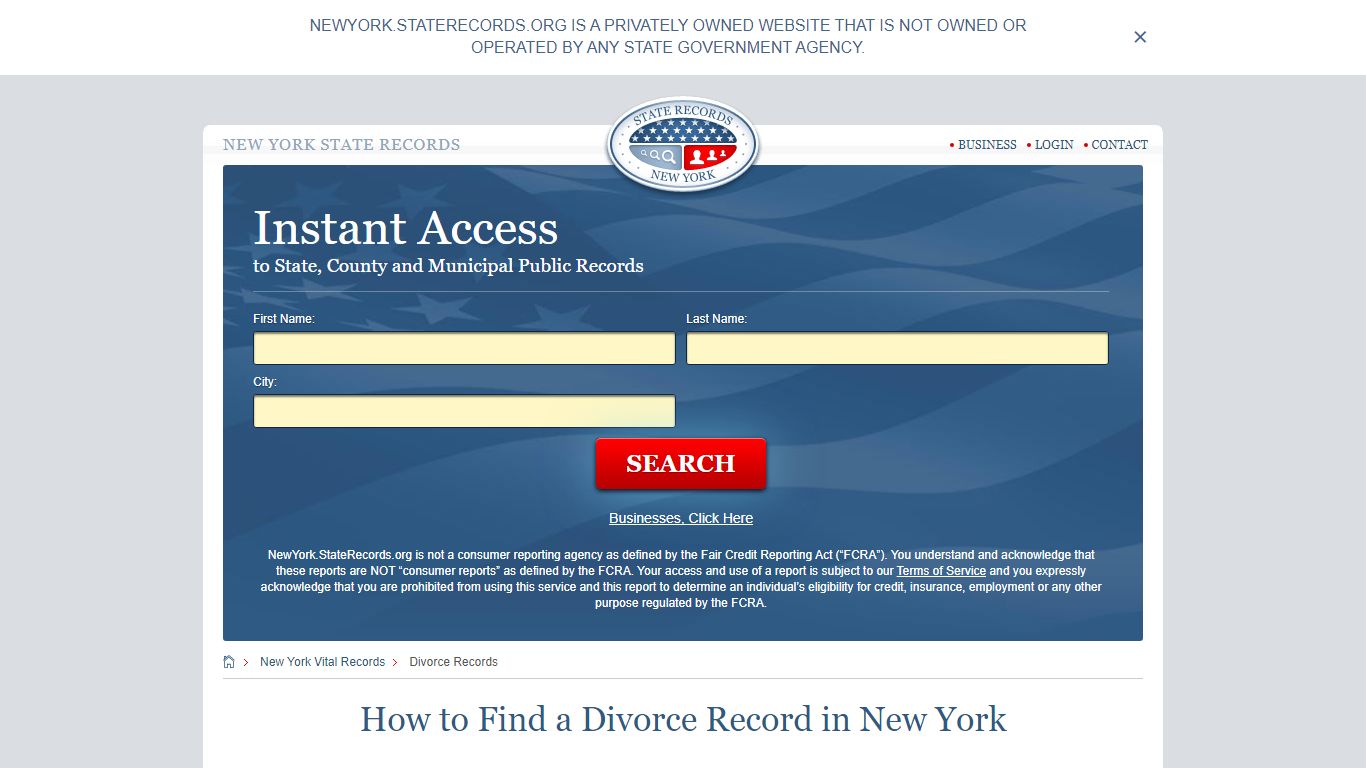 How to Find a Divorce Record in New York - New York State Records